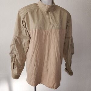5.11 Tactical Khaki Long Sleeve Mens Tactical Shirt Size Large